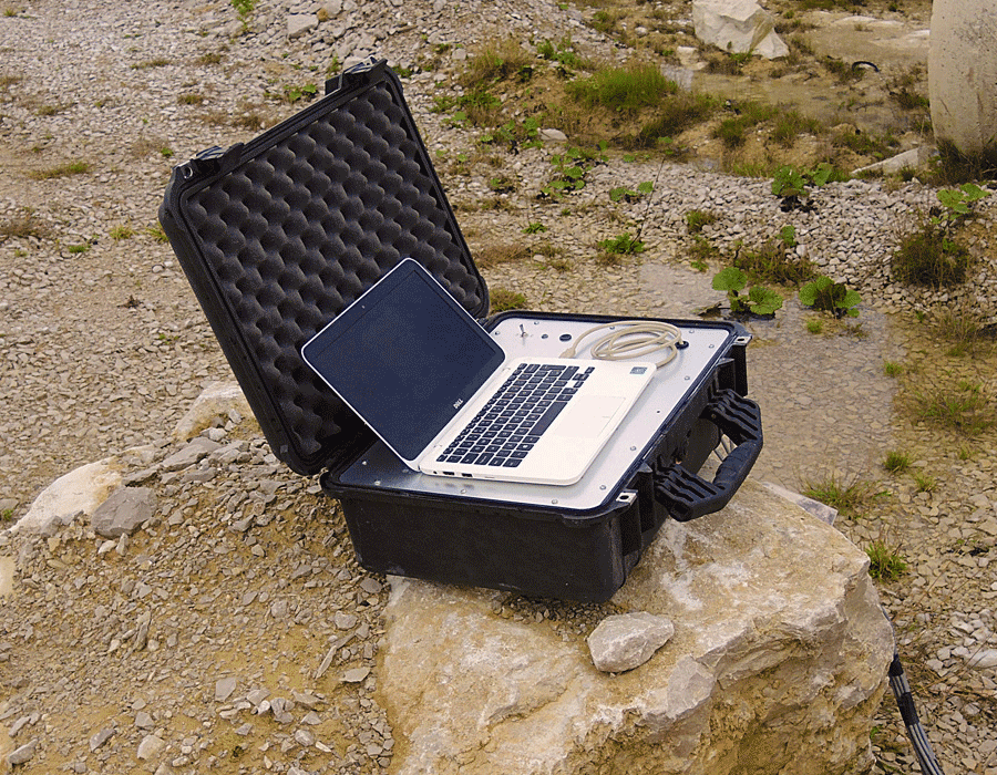 Weatherproof monitoring case